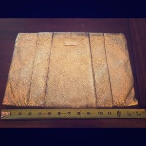 Kate Spade Gold Metallic Clutch